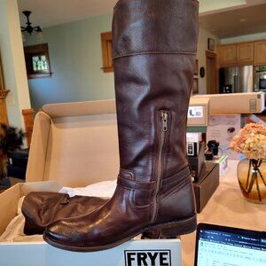 Frye Shirley Rivet Tall Boots, Size 11 w-box
